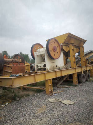 重型600X900顎式破碎機移動破碎車一臺